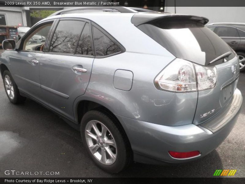 Breakwater Blue Metallic / Parchment 2009 Lexus RX 350 AWD