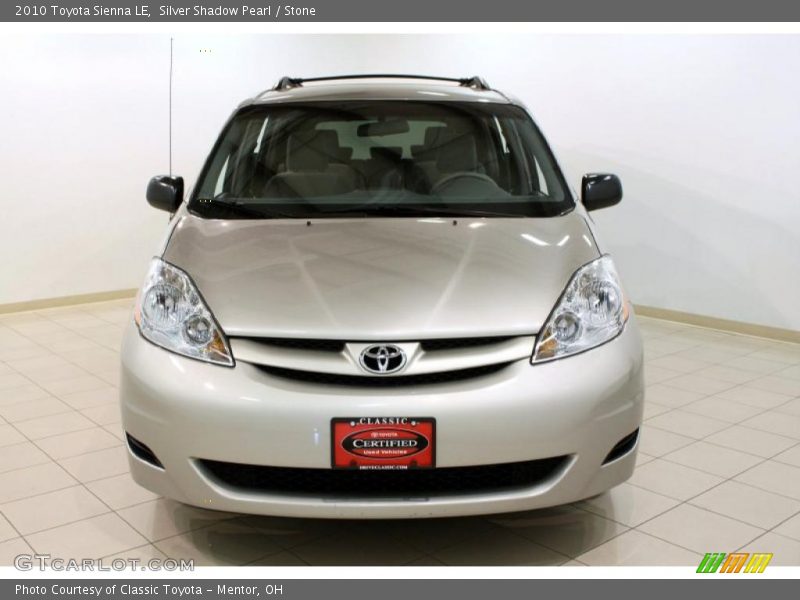 Silver Shadow Pearl / Stone 2010 Toyota Sienna LE