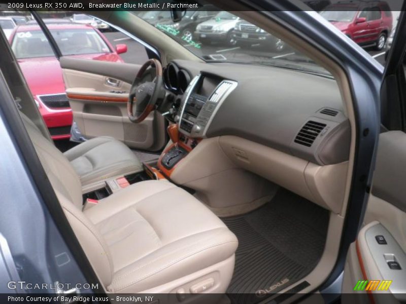 Breakwater Blue Metallic / Parchment 2009 Lexus RX 350 AWD