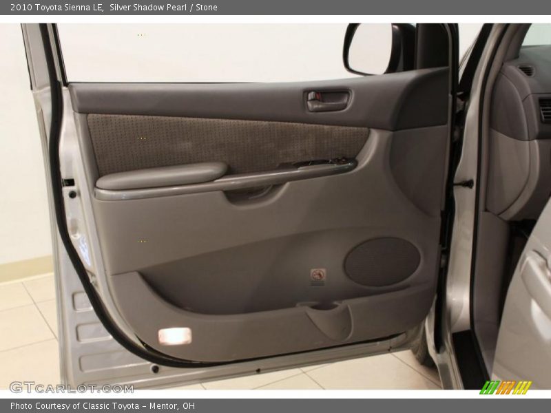 Silver Shadow Pearl / Stone 2010 Toyota Sienna LE