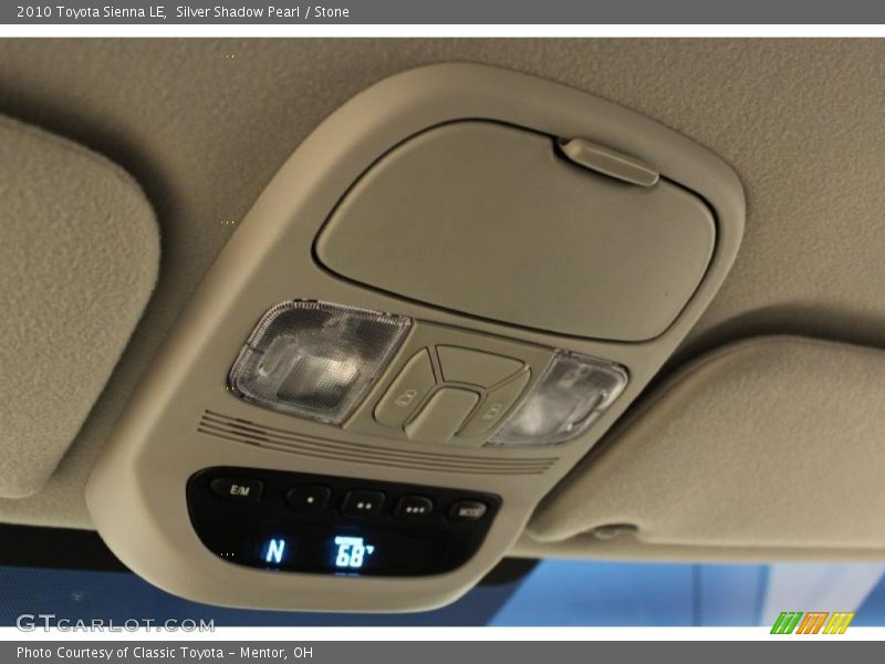 Silver Shadow Pearl / Stone 2010 Toyota Sienna LE