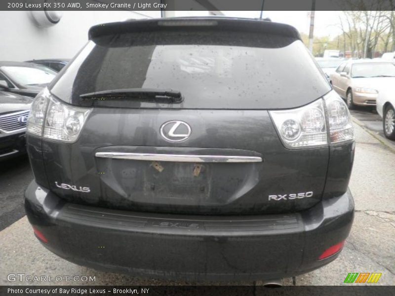 Smokey Granite / Light Gray 2009 Lexus RX 350 AWD