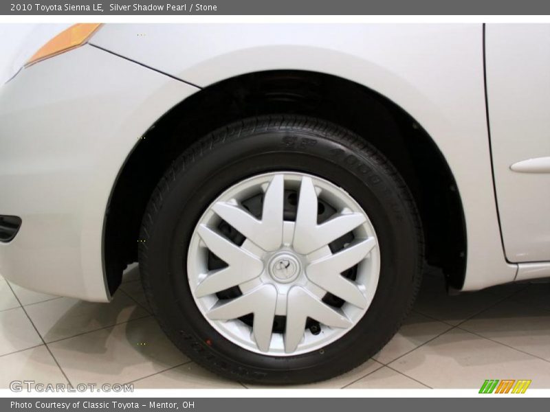 Silver Shadow Pearl / Stone 2010 Toyota Sienna LE