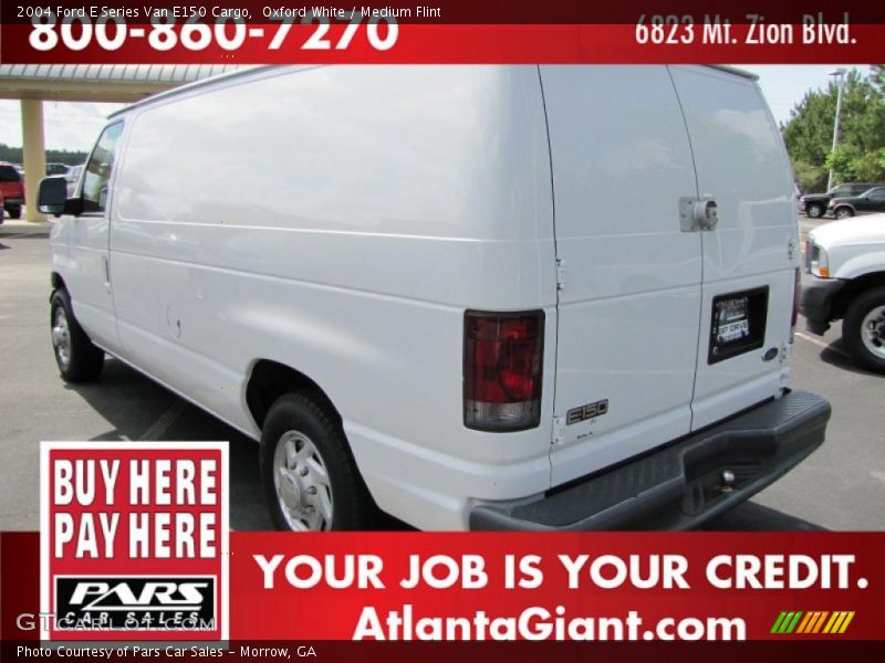 Oxford White / Medium Flint 2004 Ford E Series Van E150 Cargo