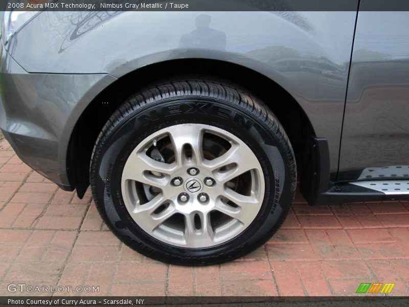 Nimbus Gray Metallic / Taupe 2008 Acura MDX Technology