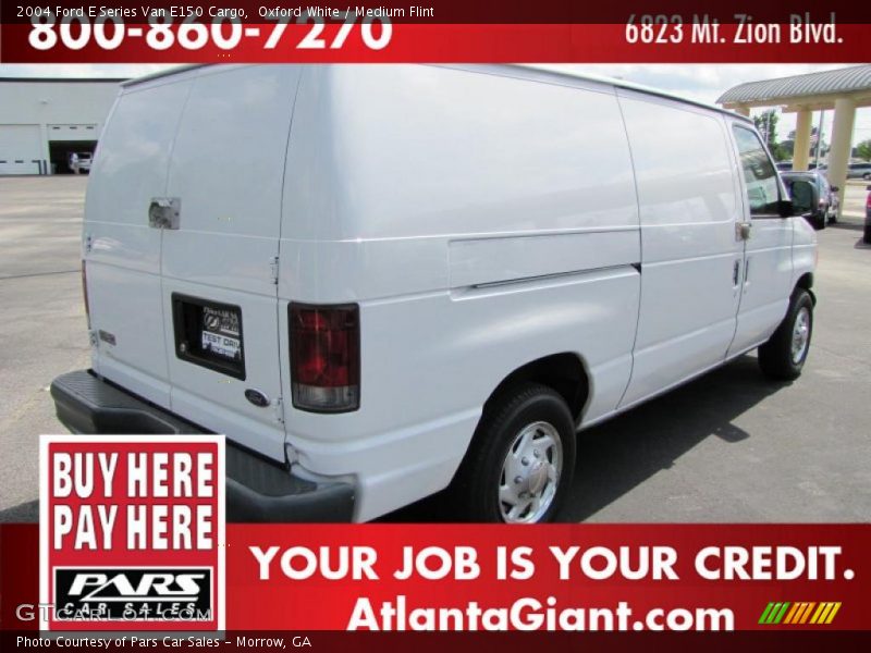 Oxford White / Medium Flint 2004 Ford E Series Van E150 Cargo