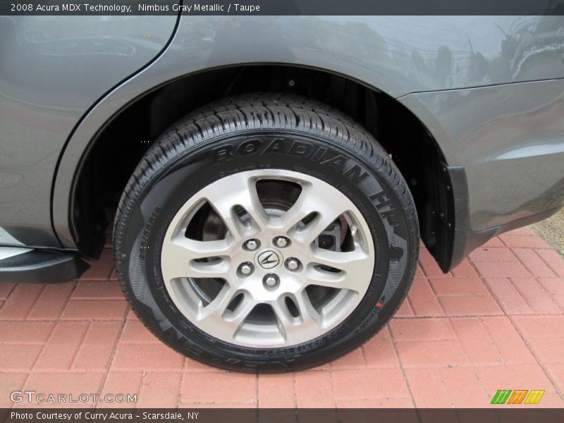 Nimbus Gray Metallic / Taupe 2008 Acura MDX Technology