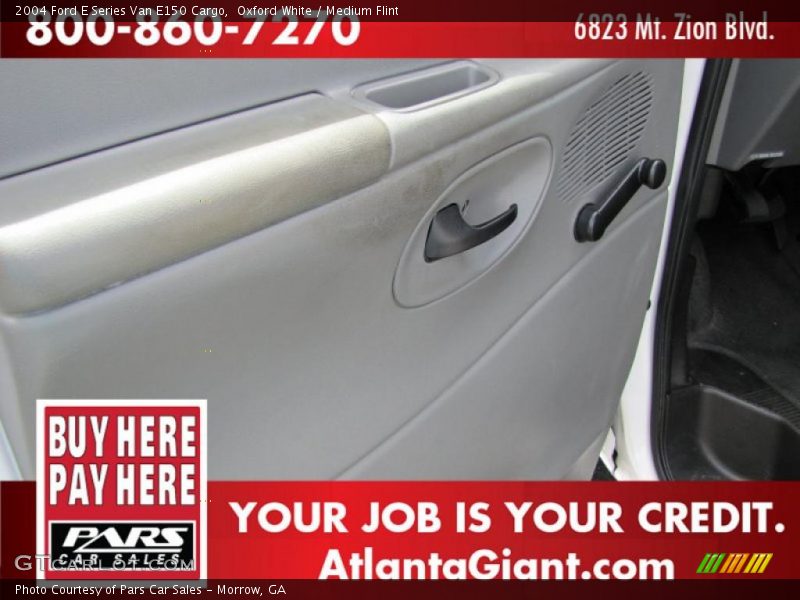 Oxford White / Medium Flint 2004 Ford E Series Van E150 Cargo