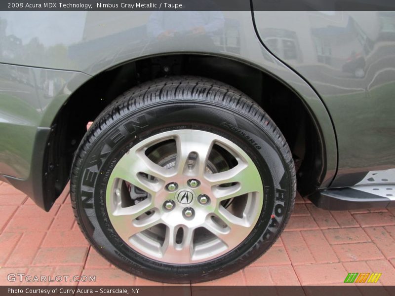 Nimbus Gray Metallic / Taupe 2008 Acura MDX Technology