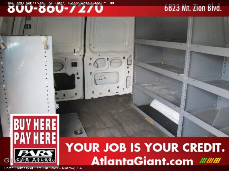 Oxford White / Medium Flint 2004 Ford E Series Van E150 Cargo