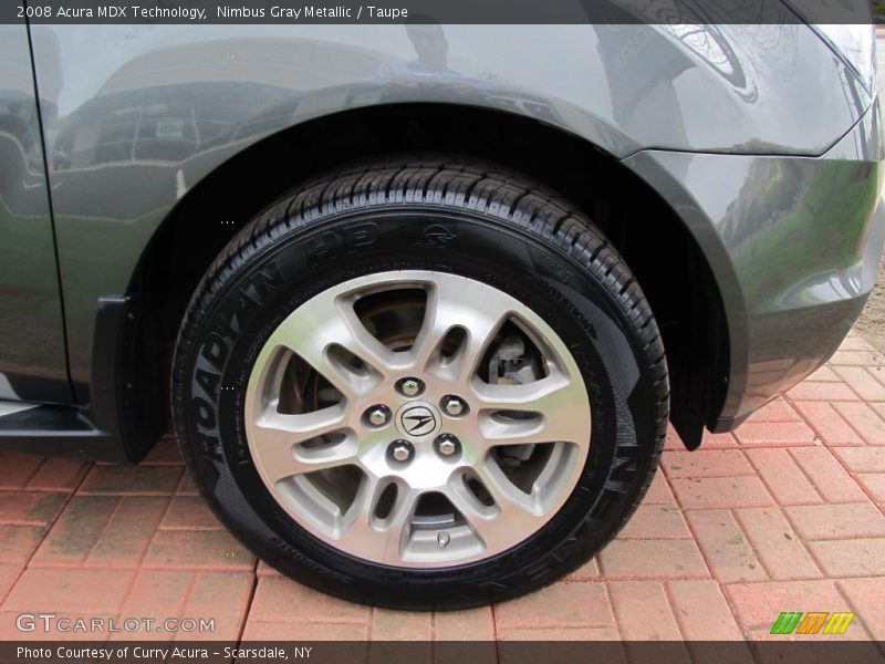 Nimbus Gray Metallic / Taupe 2008 Acura MDX Technology