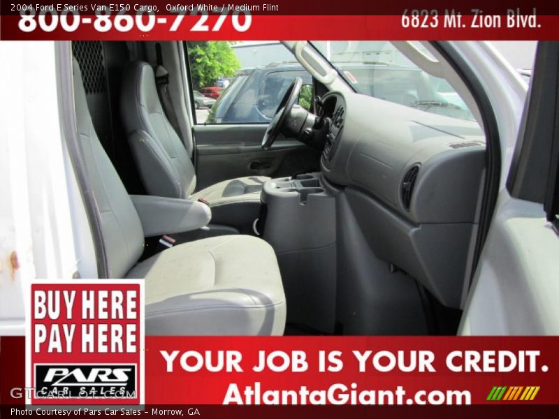 Oxford White / Medium Flint 2004 Ford E Series Van E150 Cargo