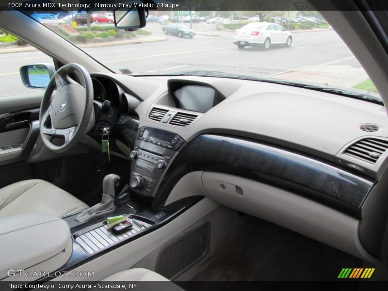 Nimbus Gray Metallic / Taupe 2008 Acura MDX Technology