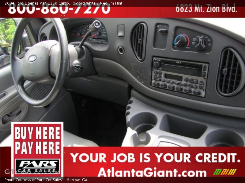 Oxford White / Medium Flint 2004 Ford E Series Van E150 Cargo