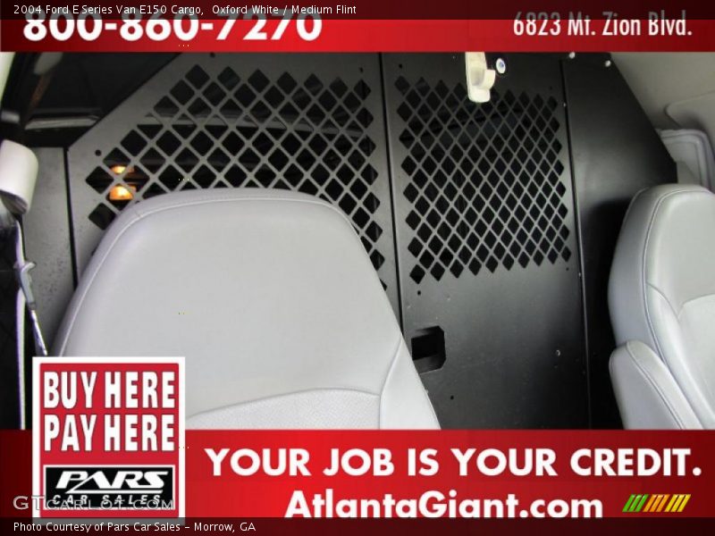 Oxford White / Medium Flint 2004 Ford E Series Van E150 Cargo