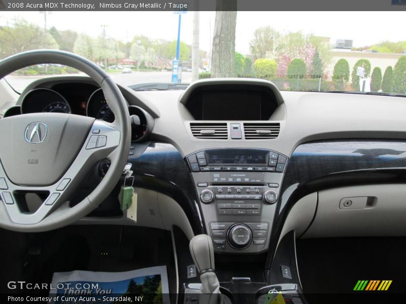 Nimbus Gray Metallic / Taupe 2008 Acura MDX Technology