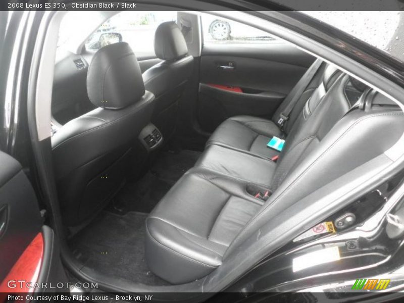 Obsidian Black / Black 2008 Lexus ES 350
