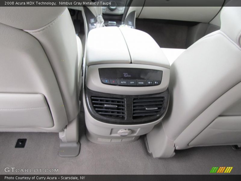 Nimbus Gray Metallic / Taupe 2008 Acura MDX Technology