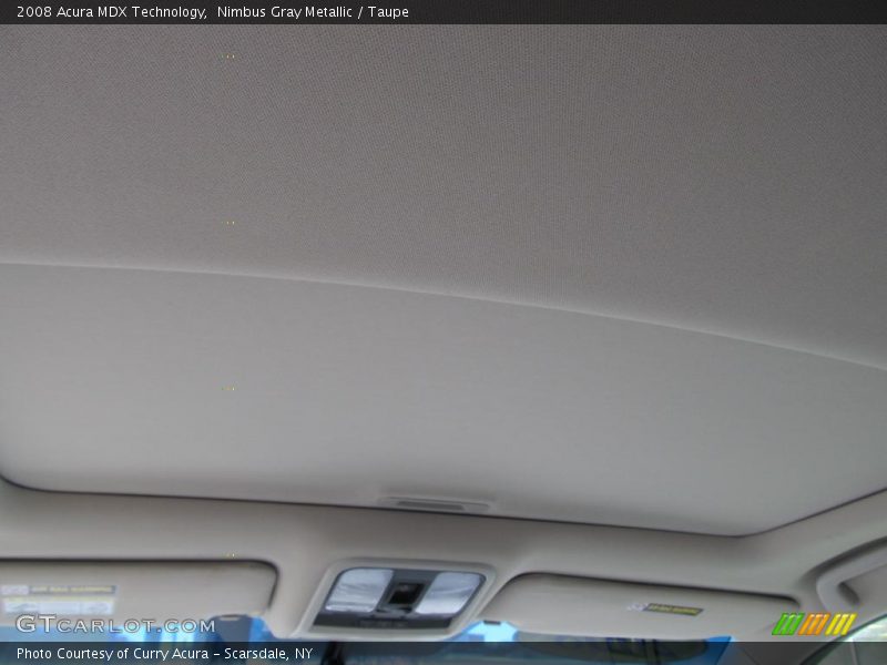 Nimbus Gray Metallic / Taupe 2008 Acura MDX Technology