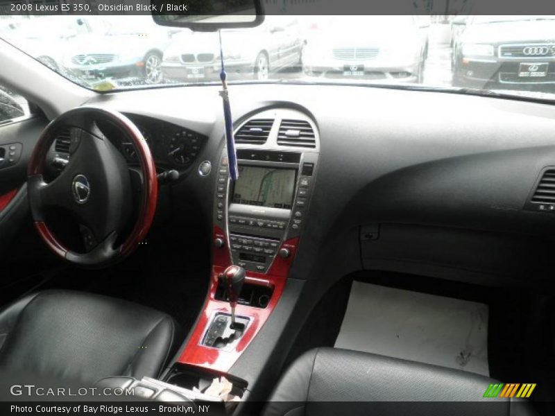 Obsidian Black / Black 2008 Lexus ES 350