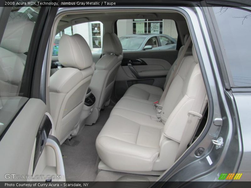 Nimbus Gray Metallic / Taupe 2008 Acura MDX Technology