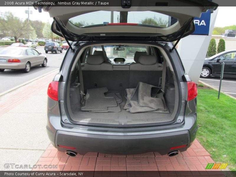 Nimbus Gray Metallic / Taupe 2008 Acura MDX Technology