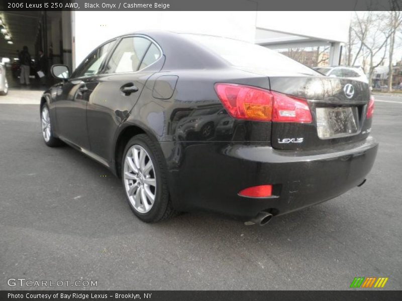 Black Onyx / Cashmere Beige 2006 Lexus IS 250 AWD