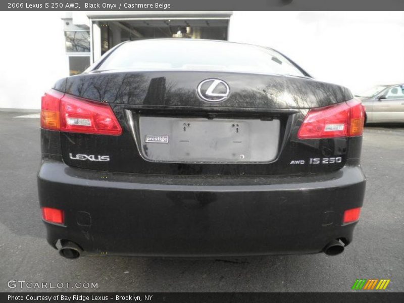 Black Onyx / Cashmere Beige 2006 Lexus IS 250 AWD