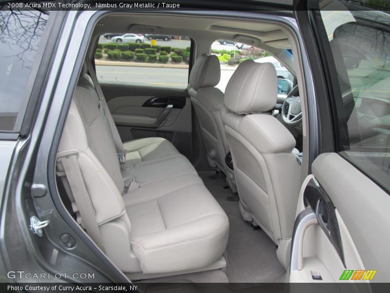 Nimbus Gray Metallic / Taupe 2008 Acura MDX Technology