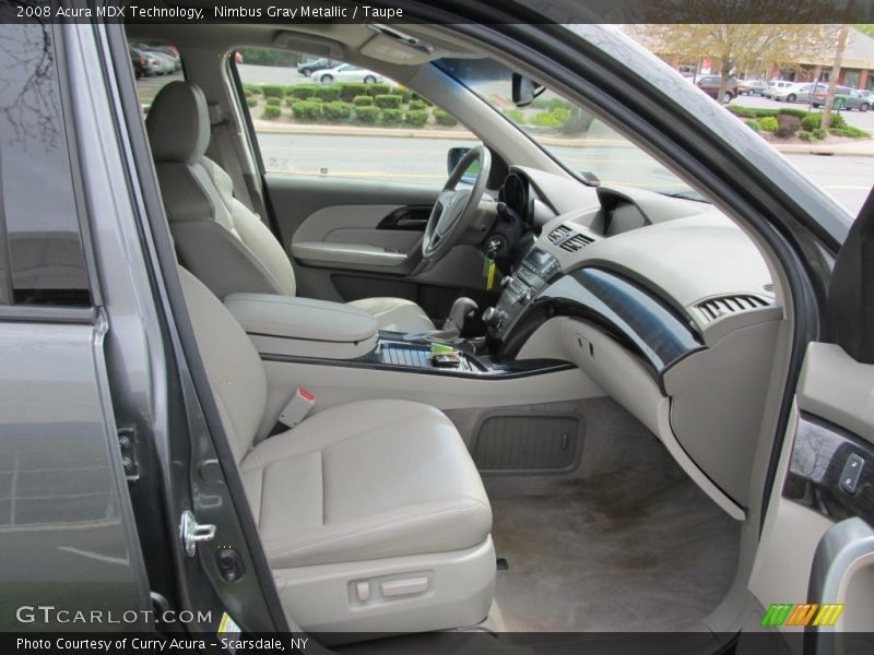 Nimbus Gray Metallic / Taupe 2008 Acura MDX Technology