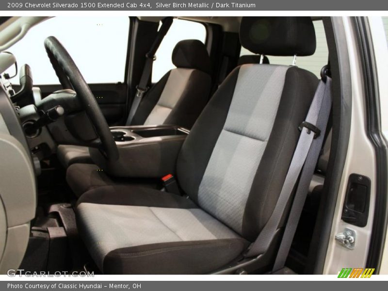  2009 Silverado 1500 Extended Cab 4x4 Dark Titanium Interior