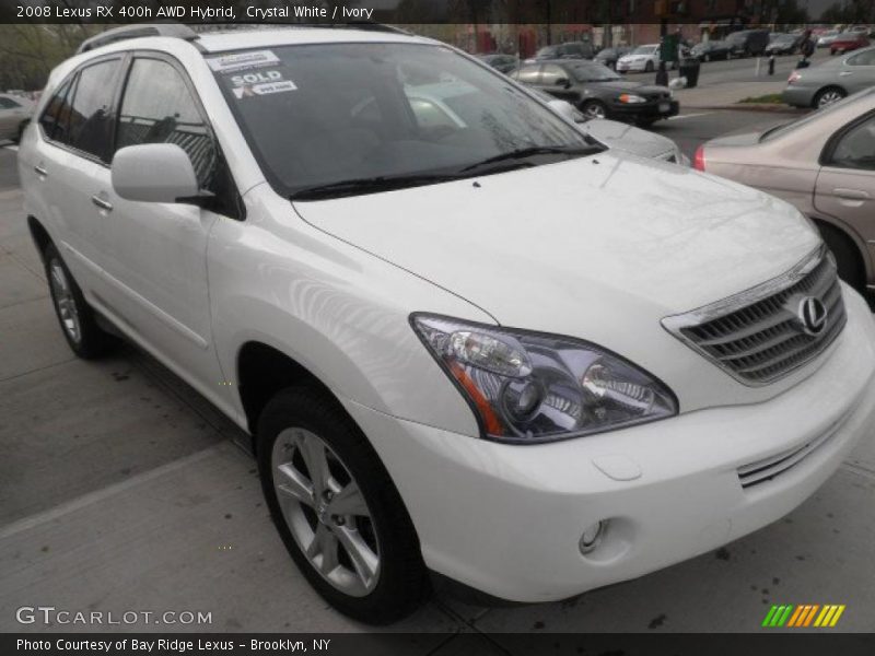 Crystal White / Ivory 2008 Lexus RX 400h AWD Hybrid