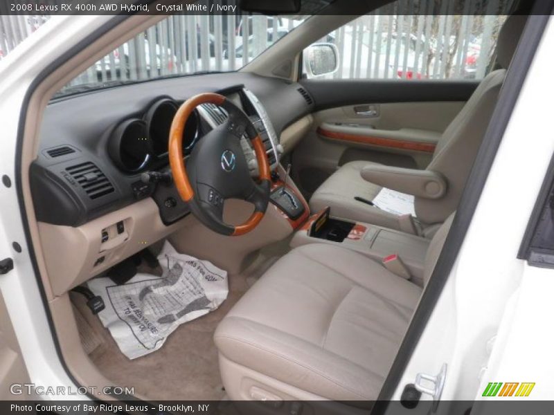Crystal White / Ivory 2008 Lexus RX 400h AWD Hybrid