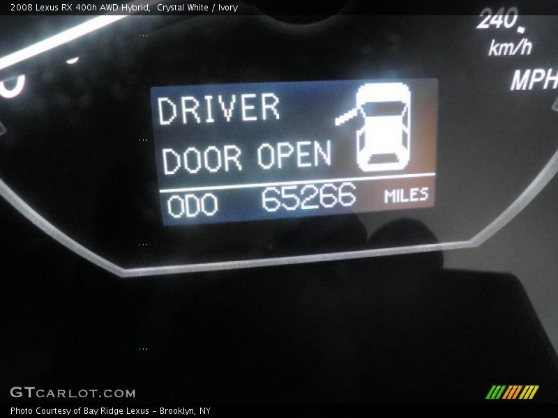 Crystal White / Ivory 2008 Lexus RX 400h AWD Hybrid