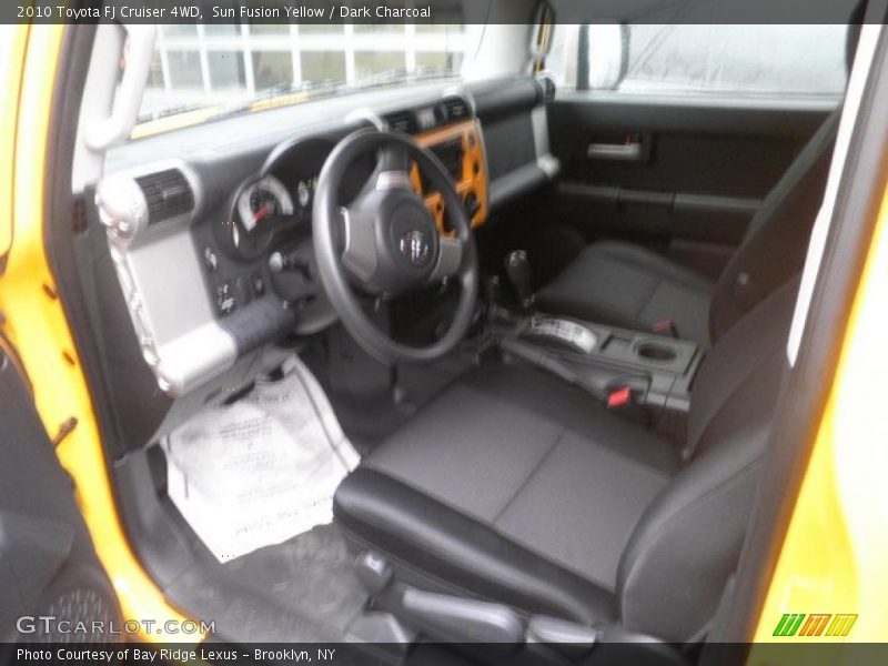 Sun Fusion Yellow / Dark Charcoal 2010 Toyota FJ Cruiser 4WD