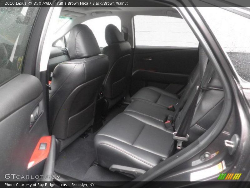 Truffle Brown Mica / Black/Brown Walnut 2010 Lexus RX 350 AWD