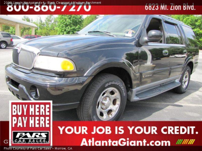 Black Clearcoat / Medium Parchment 2000 Lincoln Navigator 4x4
