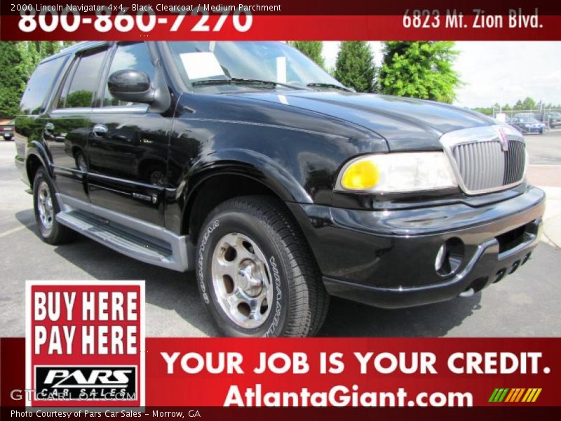 Black Clearcoat / Medium Parchment 2000 Lincoln Navigator 4x4
