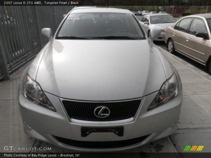 Tungsten Pearl / Black 2007 Lexus IS 250 AWD