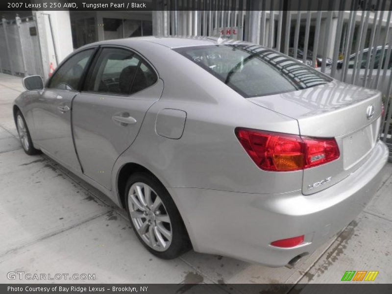 Tungsten Pearl / Black 2007 Lexus IS 250 AWD