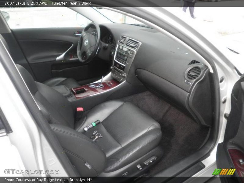 Tungsten Pearl / Black 2007 Lexus IS 250 AWD
