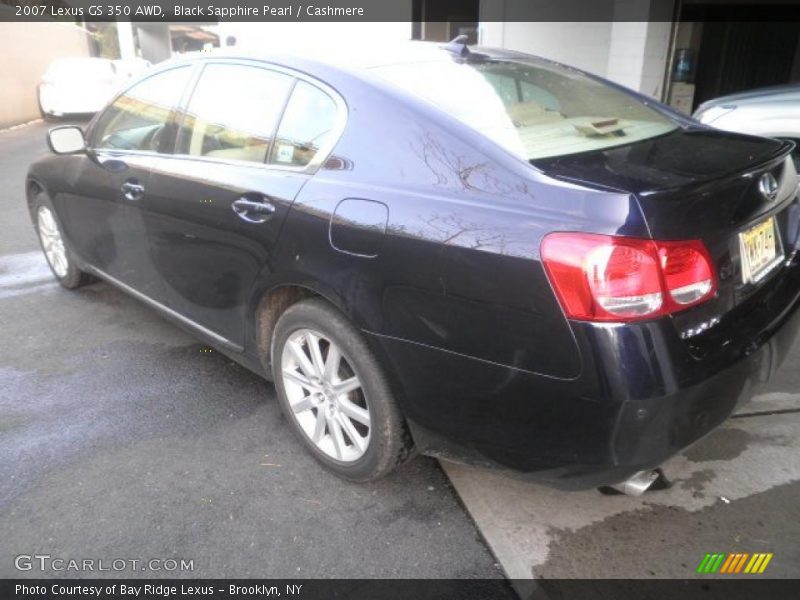 Black Sapphire Pearl / Cashmere 2007 Lexus GS 350 AWD