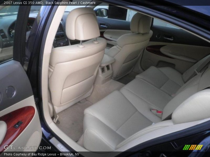 Black Sapphire Pearl / Cashmere 2007 Lexus GS 350 AWD