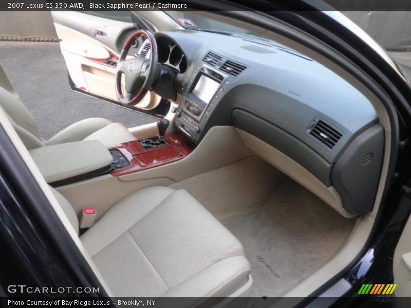 Black Sapphire Pearl / Cashmere 2007 Lexus GS 350 AWD