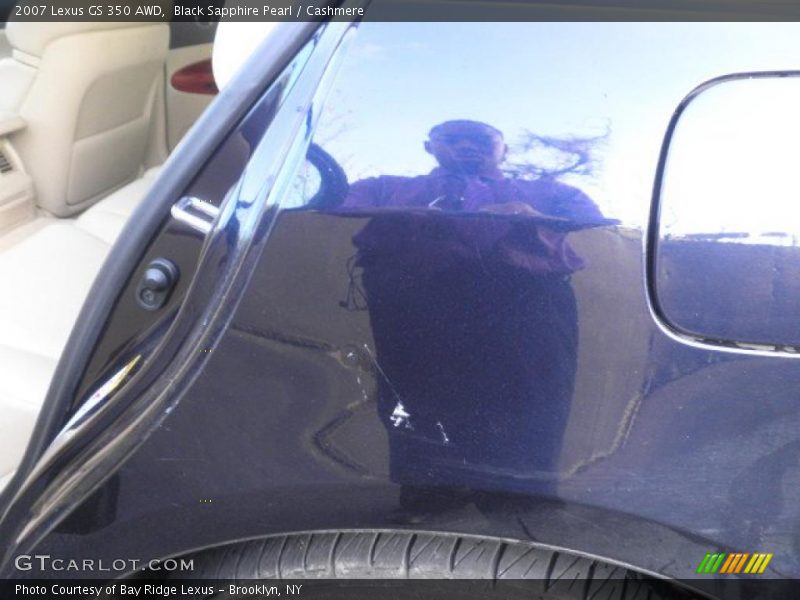 Black Sapphire Pearl / Cashmere 2007 Lexus GS 350 AWD