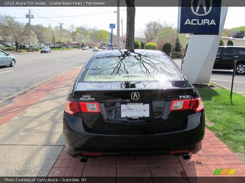 Crystal Black Pearl / Parchment 2010 Acura TSX Sedan