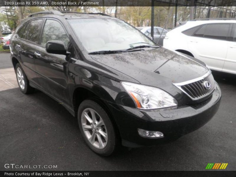 Obsidian Black / Parchment 2009 Lexus RX 350 AWD