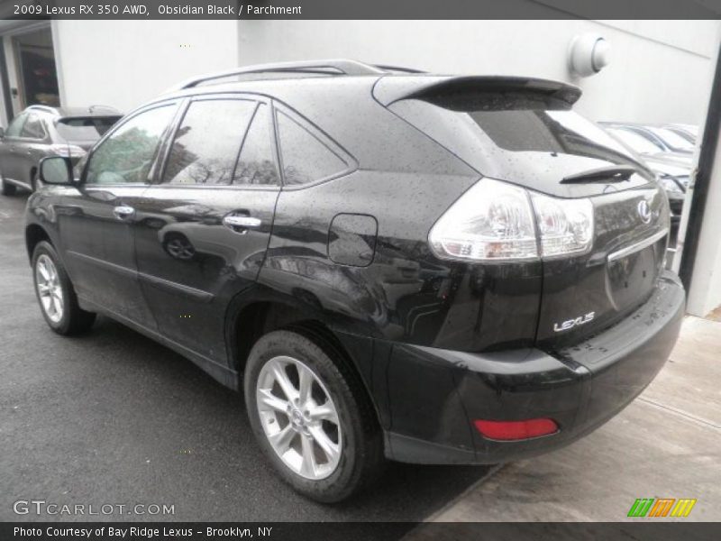 Obsidian Black / Parchment 2009 Lexus RX 350 AWD