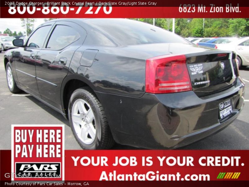 Brilliant Black Crystal Pearl / Dark Slate Gray/Light Slate Gray 2007 Dodge Charger