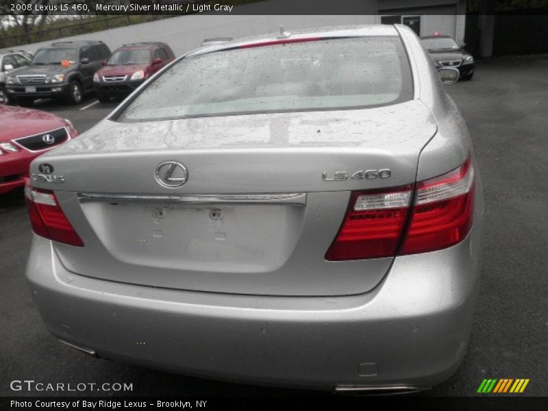 Mercury Silver Metallic / Light Gray 2008 Lexus LS 460